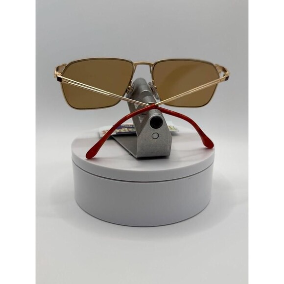 NEW Vintage Sunglasses | Non RX | Mens Square Style | Tortoise & Gold | #844 - Picture 8 of 10